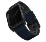Uniq Straden vízálló bőr Apple Watch szíj, 49/45/44/42MM, kék (-45MM-STRABLU)