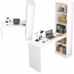 Fodym Modern Polcos íróasztal, skandináv, fehér