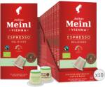 Julius Meinl Espresso Delizioso BIO Fair Trade 10x kapszula készlet, Nespresso kompatibilis, 100% biológiailag lebomló, 100db, 560g