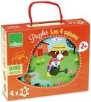 Vilac Puzzle din lemn pentru copii Vilac - Cele patru anotimpuri (2641) Puzzle