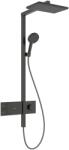 Hansgrohe Raindance Alive Q Showerpipe EcoSmart 210/340 1jet termosztátos zuhanyrendszer, szálcsiszolt fekete króm 24581340 (24581340)
