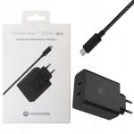 Motorola Hálózati Töltő Dual Port 2xUSB-C Motorola Turbopower MDC-1252 125W (PG38C06632)