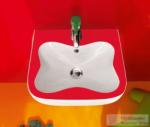 Laufen Florakids 45x41 cm white/red (H8150310621041)