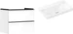 Hansgrohe Készlet szekrény Hansgrohe Xelu Q 54027670, mosdótál Hansgrohe Xelu Q 61026450