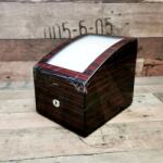  Óratartó doboz, automata óraforgatóval, 5db karórához - ébenfekete (WW-1011EB) (WW-1011EB)