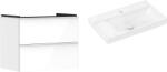 Hansgrohe Készlet szekrény Hansgrohe Xelu Q 54027700, mosdótál Hansgrohe Xelu Q 61030450