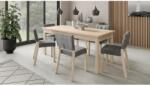 ADRK Asztal és székek garnitúra RODOS 80, Sonoma - sprintbutor