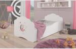ADRK Ágy matraccal és fiókkal CASIMO SLEEPING PRINCESS 160x80, Fehér - sprintbutor