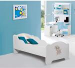 ADRK Ágy matraccal AMADIS DOG 160x80, Fehér - sprintbutor