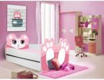 ADRK Ágy matraccal és fiókkal BEAR PINK 160x80, Rózsaszín - sprintbutor