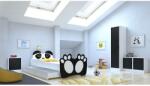 ADRK Ágy matraccal és fiókkal BEAR BLACK 160x80, Fekete
