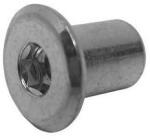  Bútorhüvely M6x12mm fej: 15mm (KOE-BUT612)