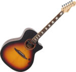 Vintage VRE900SB REVO elektro akusztikus gitár sunburst
