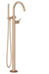 RAVAK Espirit padlón álló kádcsaptelep szettel ES 080.60RGB. RB07G, Rose Gold Brushed X070503