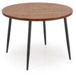 Halmar Laplace étkezőasztal, dió / fekete