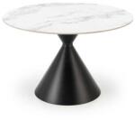 Halmar Bangor étkezőasztal, márvány / fekete