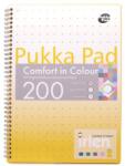 Pukka Pad Spirálfüzet, A4, vonalas, 100 lap, PUKKA PAD Irlen Jotta Gold (IRLJOTA4(GOLD))