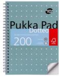 Pukka Pad Spirálfüzet, A5, pontrácsos, 100 lap, PUKKA PAD Metallic Jotta (JM021DOT)