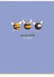 Shkolyaryk Publishing House Füzet, tűzött, A4, kockás, 40 lap, SHKOLYARYK, Bee different , vegyes (A4-040-5245K)
