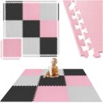 4FIZJO Set de 9 covorașe puzzle - „Pastel roz