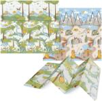 4FIZJO Covor educațional pliabil XXL „Jungla și Camping 200x180 cm