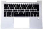 HP EliteBook 840 G9 840 G10 845 G9 845 G10 háttérvilágítással (backlit) ezüst magyar (HU) laptop/notebook billentyűzet palmrest/topcase felső burkolat