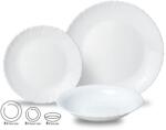 Kinghoff Set farfurii 18 piese, opal, alb Kinghoff KH1875 Serviciu de masa