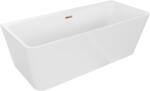 Mexen Volta 170x75 cm white/rose gold (51131707500-60)