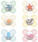 MAM Játszócumi Perfect Start, megújult! szilikon lapított (méret: 1) 0 - 2 hó - diaper