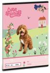 Ars Una Füzet sima ARS UNA A/5 32 lapos 20-32 Cute Animals-Doggie (53614582) - fotoland