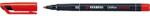 STABILO Alkoholos marker, 1 mm, STABILO "OHPen M", piros (TST84340) - fiorex