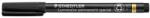 STAEDTLER Alkoholos marker, 0, 6 mm, STAEDTLER "Lumocolor® special 319 F", fekete (TS319FFK)