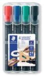 STAEDTLER Alkoholos marker készlet, 2 mm, kúpos, STAEDTLER "Lumocolor® 352", 4 különböző szín (TS352WP4) - fiorex