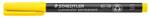 STAEDTLER Alkoholos marker, OHP, 0, 4 mm, STAEDTLER "Lumocolor® 313 S", sárga (TS3131) - fiorex