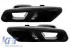 KITT Első lökhárító középső alsó rács Mercedes Benz S-osztály W222 AMG S63 Design zongora fekete (FBGMBW222S65PB)