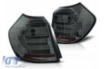 KITT Lightning LED Hátsó lámpák BMW 1er E87 07-11 Fekete / sötétített (RB28ASLBS)