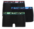 Athena Boxerek COTON 720 STRETCH Pack de 3 Fekete EU M