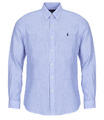 Ralph Lauren Hosszú ujjú ingek CHEMISE COUPE DROITE EN LIN Kék EU L - spartoo - 64 279 Ft