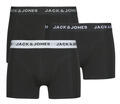Jack & Jones Boxerek JACSOLID x3 Fekete EU S