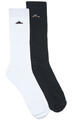 Birkenstock Kiegészítők 2 Pack Cotton Rib Black/White Fekete 45 / 47