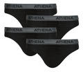 Athena Bugyik BASIC COTON Pack de 4 Fekete EU XXL