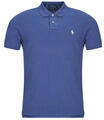 Ralph Lauren Rövid ujjú galléros pólók POLO AJUSTE DROIT EN COTON BASIC MESH Kék EU XL