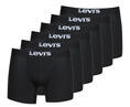 Levi's Boxerek SOLID BASIC BRIEF PACK X6 Fekete EU L