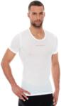 BRUBECK 3D TECH Base Layer Uniszex rövid ujjú aláöltözet - Fehér
