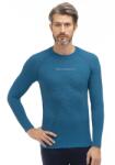 BRUBECK 3D PRO Férfi hosszú ujjú sportfelső - Kék - brubecksport