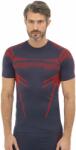 BRUBECK DRY Férfi rövid ujjú felső - Kék / Piros - brubecksport