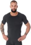 BRUBECK ACTIVE WOOL Férfi merinó gyapjú rövid ujjú felső - Grafit - brubecksport
