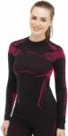 BRUBECK DRY Női hosszú ujjú felső - Fekete / Pink - brubecksport