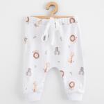 NEW BABY Pantaloni din bumbac pentru copii Jogger New Baby pentru bebeluși safari, mărime 80 (9-12l)