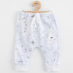 NEW BABY Pantaloni din bumbac pentru copii Jogger New Baby pentru bebeluși ocean, mărime 80 (9-12l)